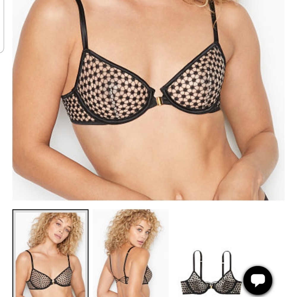 Starburst Unlined Demi Bra
